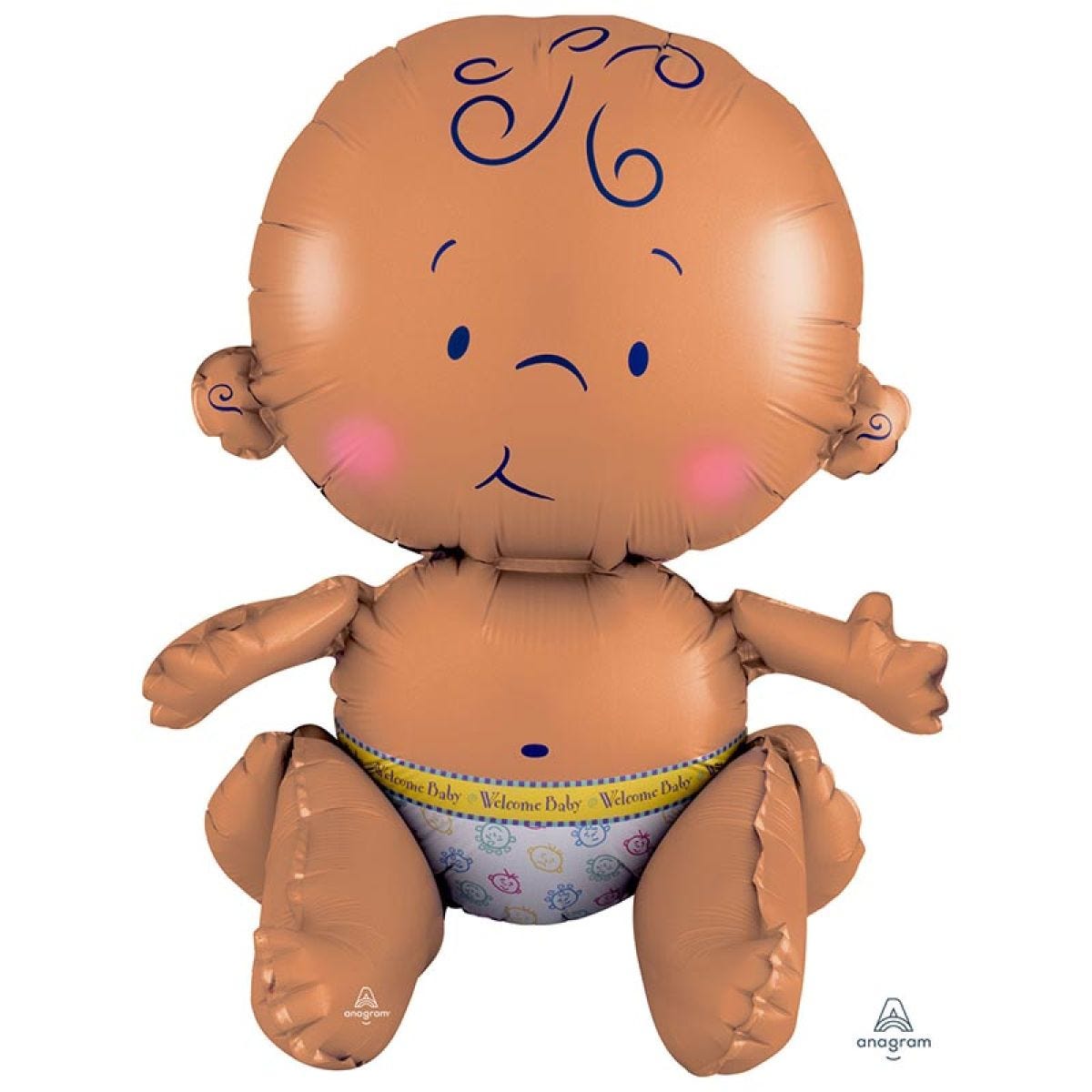 Baby Sitting Balloon - 13" x 15" Foil
