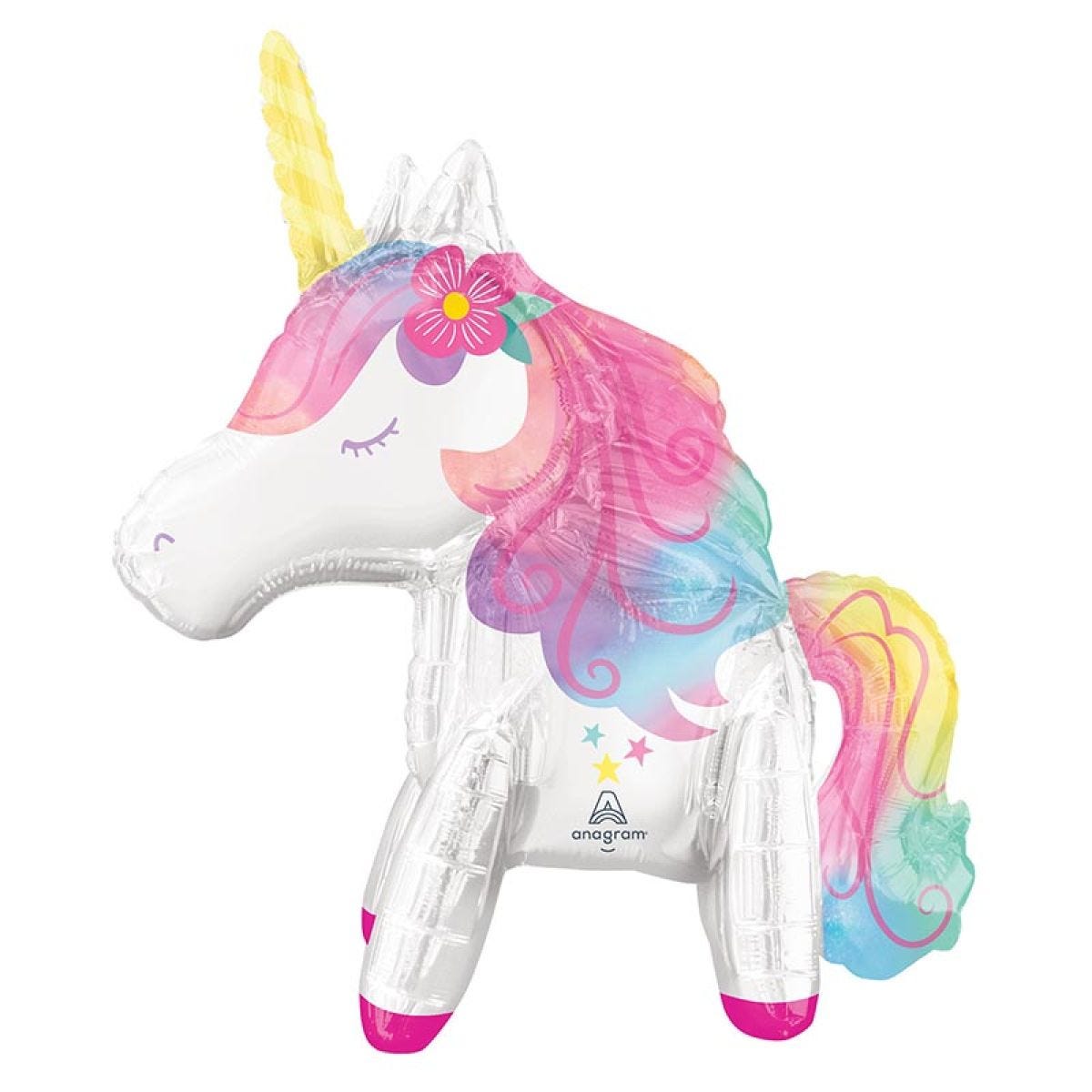 Enchanted Unicorn Balloon - 22" x 25" Foil