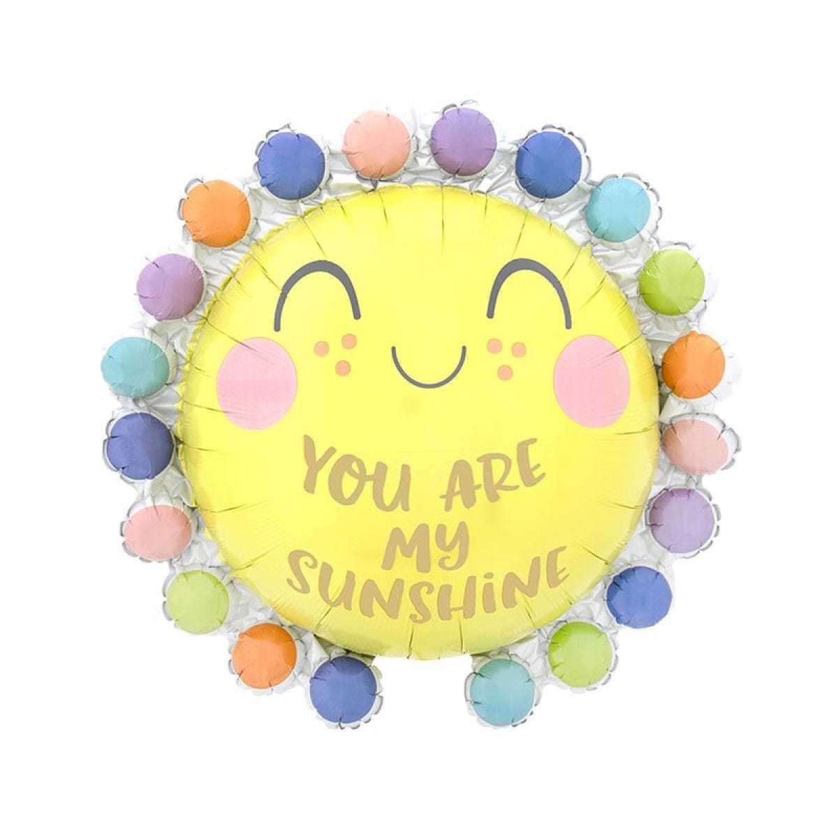 You Are My Sunshine Supershape Balloon - 25" x 26" Foil