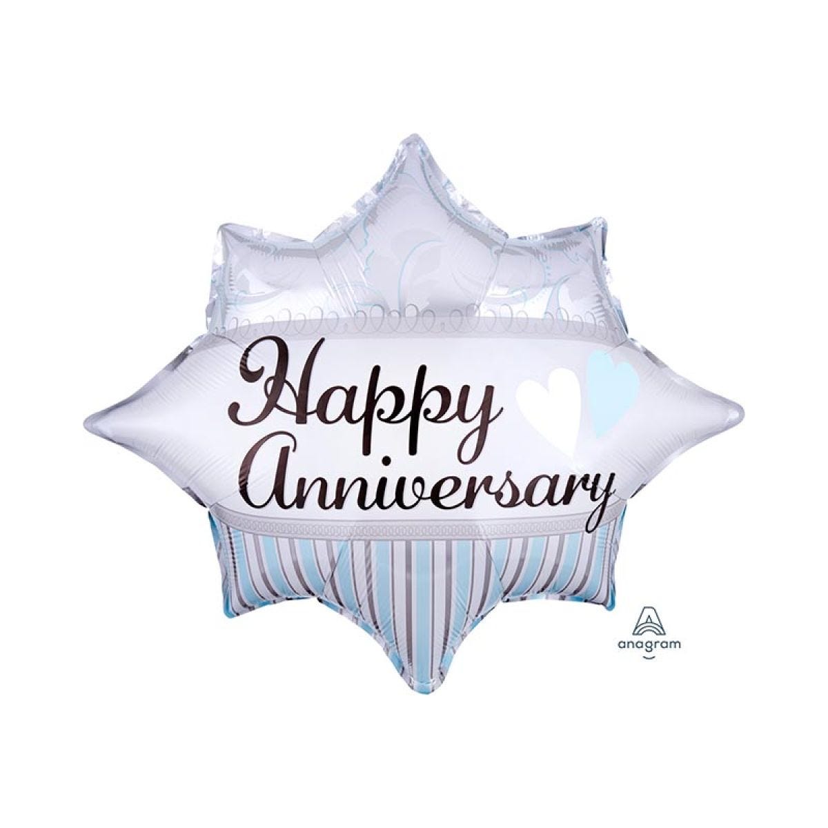 Elegant Happy Anniversary Balloon - 20" Foil