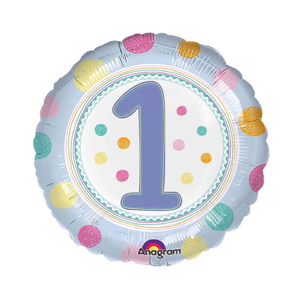 Age 1 Spot Balloon - 18" Foil
