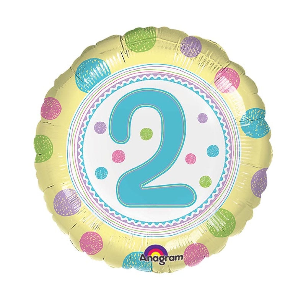 Age 2 Spot Balloon - 18" Foil