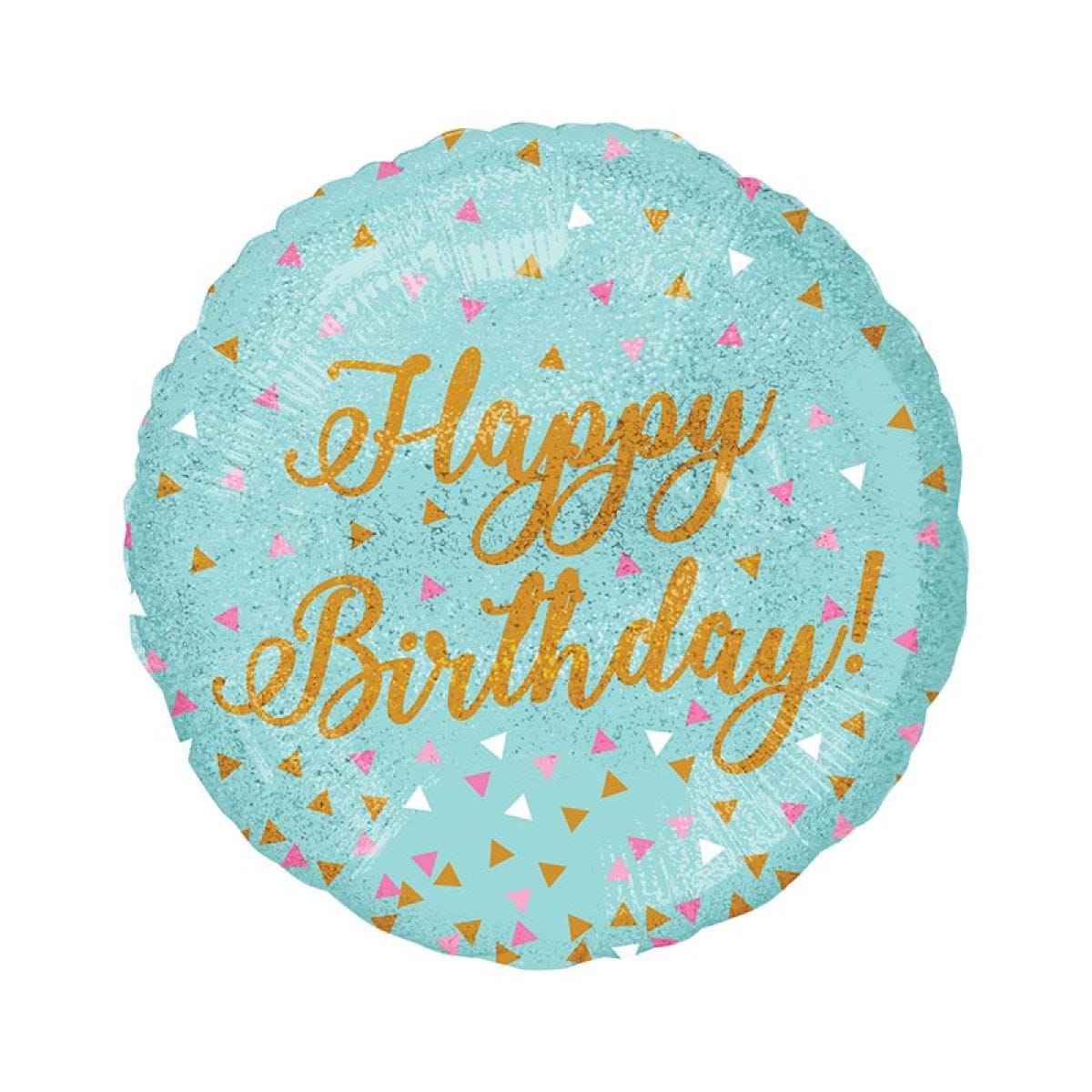 Woo Hoo Happy Birthday Balloon - 18" Foil