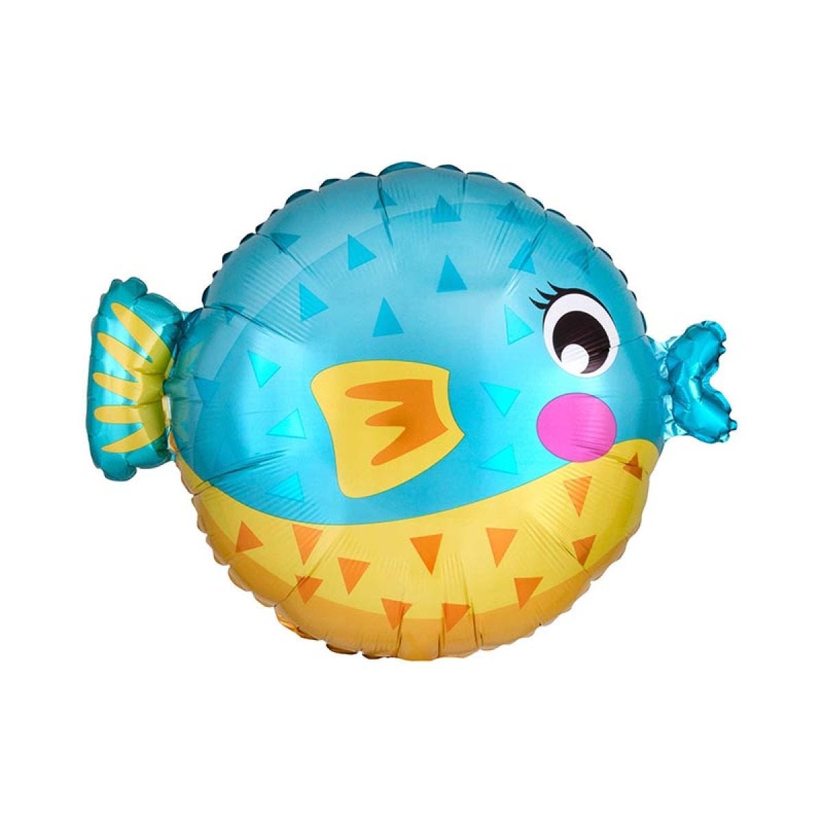Puffer Fish Shaped Balloon - 19" Foil