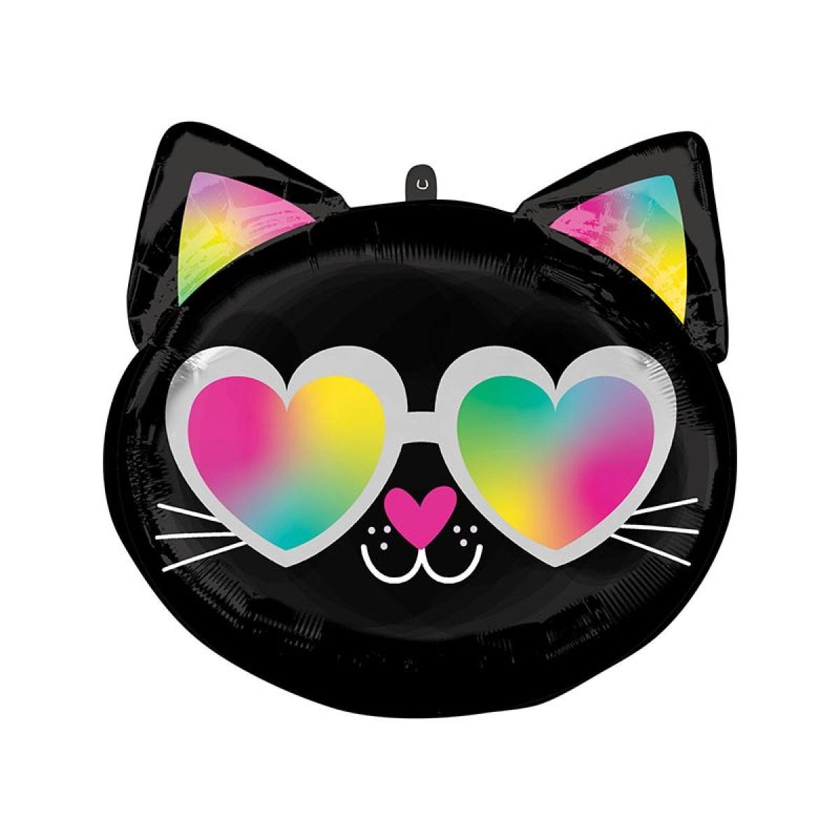 Cool Kitty Shaped Balloon - 17" x 17" Foil
