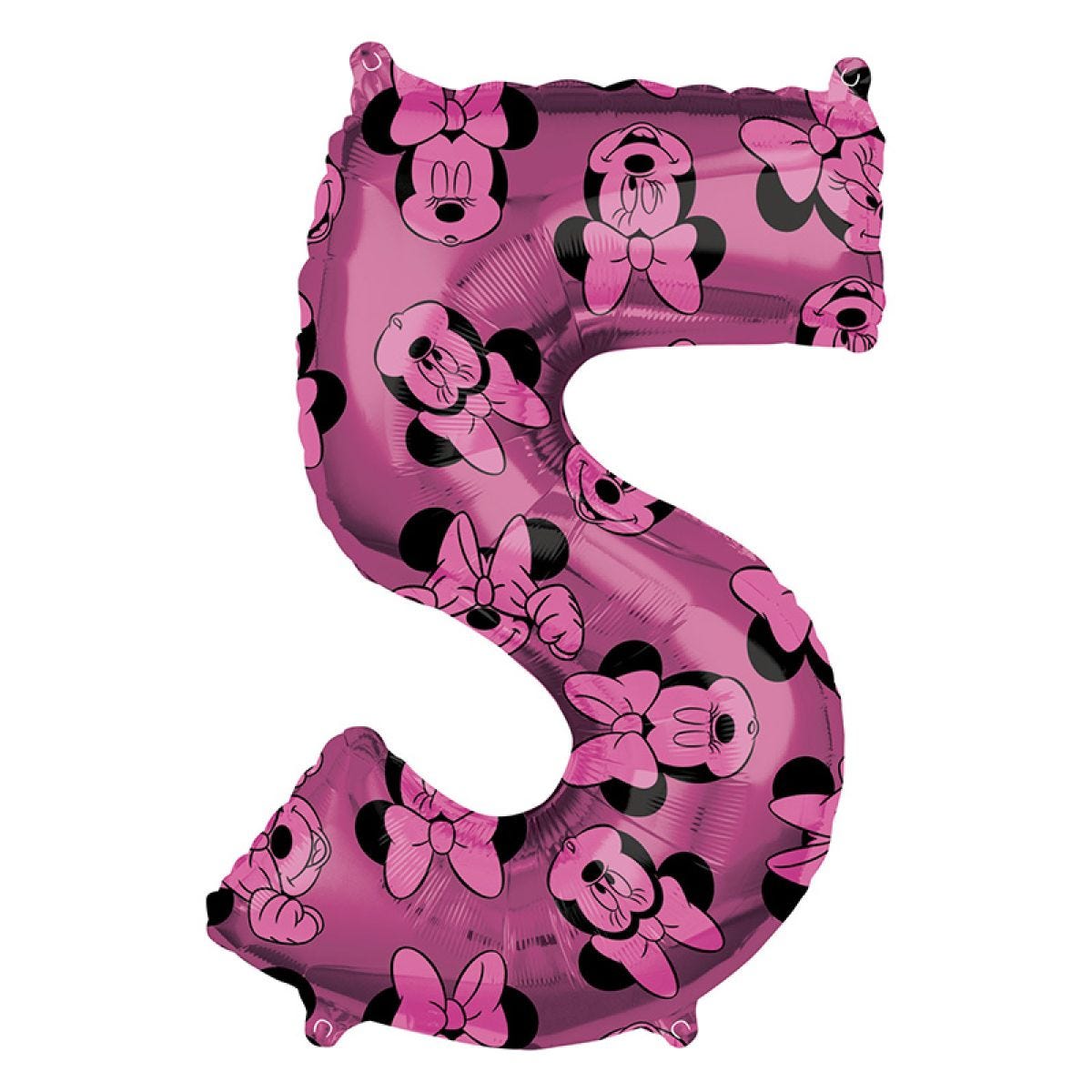 Minnie Mouse Forever Number 5 Balloon - 26" Foil