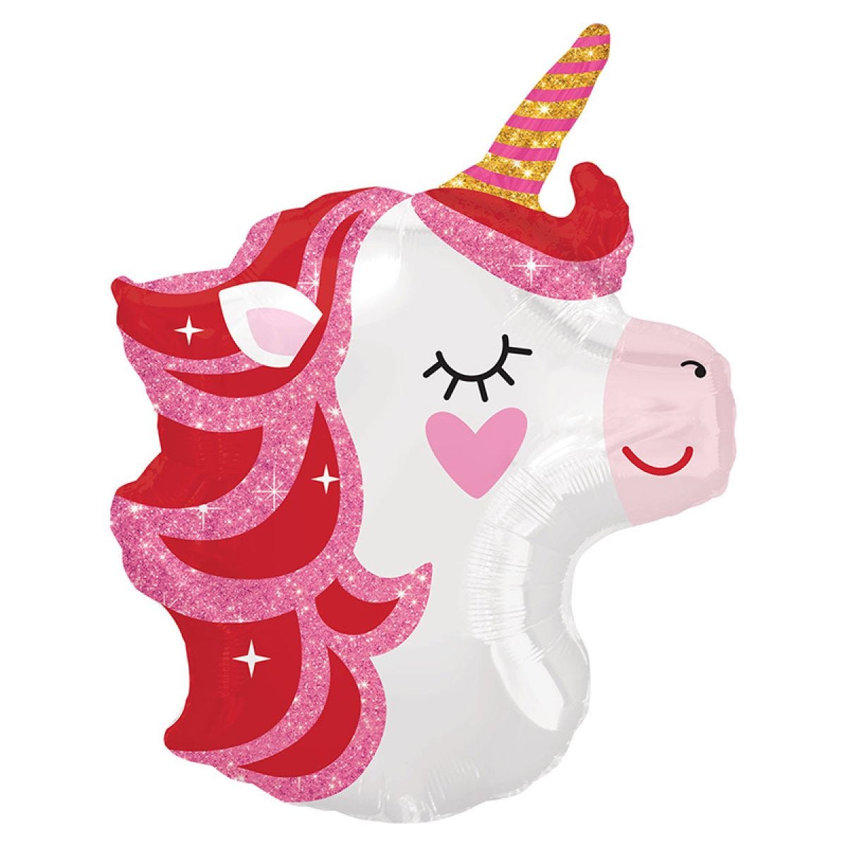 Pretty in Pink Unicorn Balloon - Foil