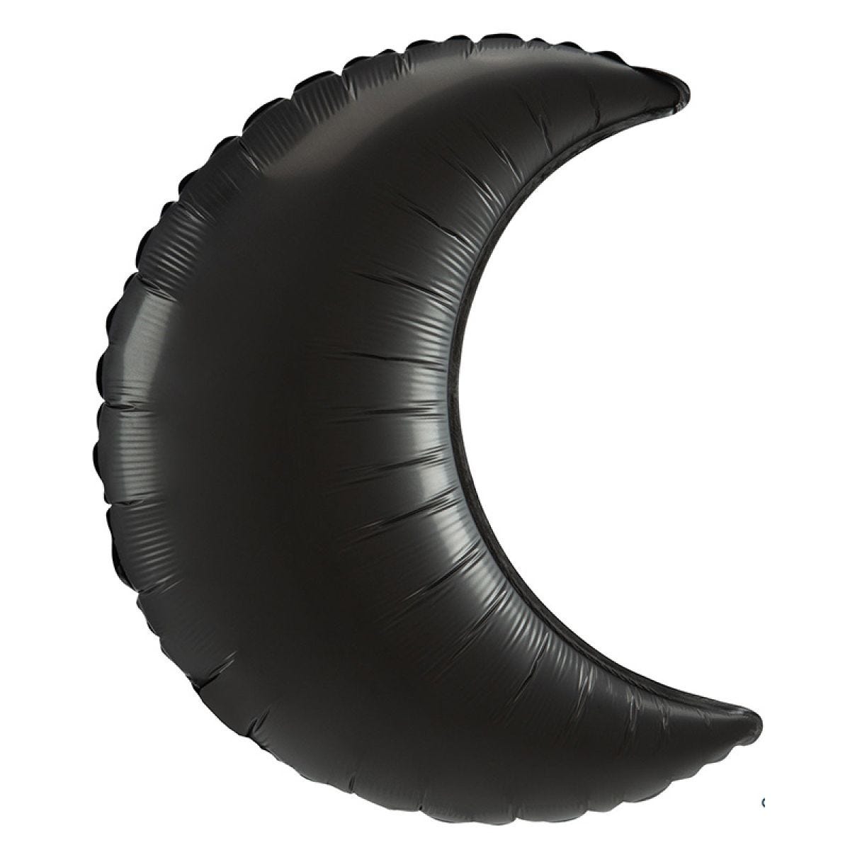 Onyx Satin Lux Crescent Balloon - 26" Foil