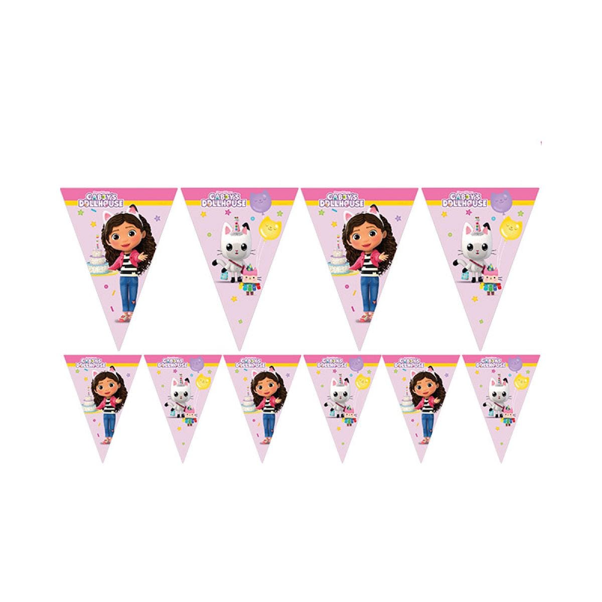 Gabby&apos;s Dollhouse Flag Banner - 2.3m