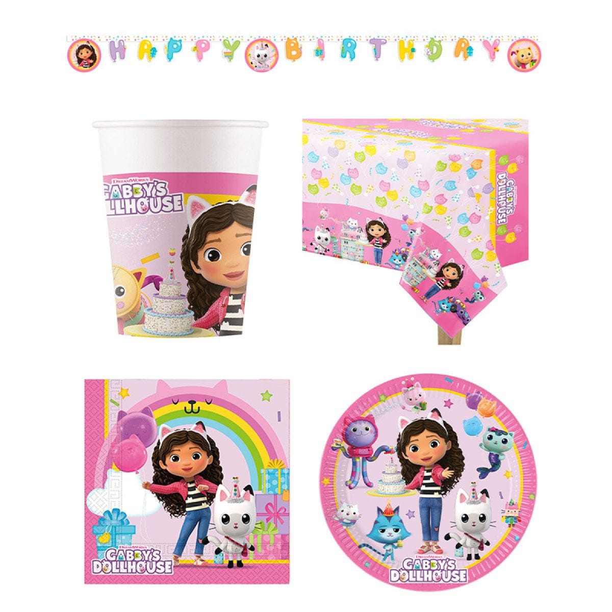Gabby&apos;s Dollhouse Deluxe Party Pack for 8