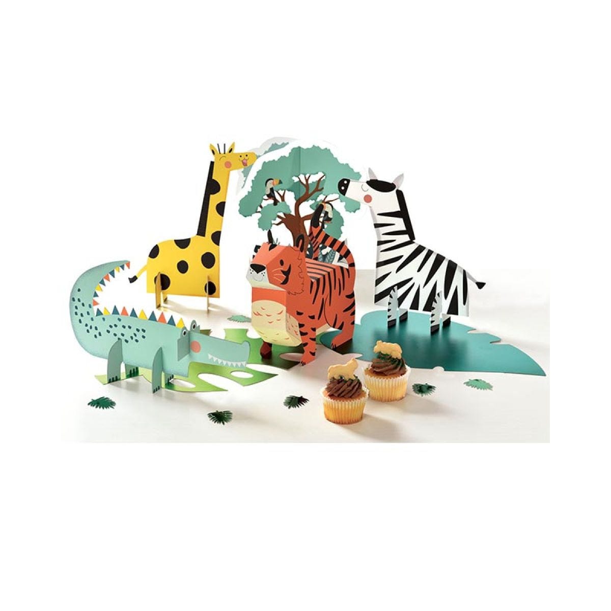 Get Wild Table Centrepiece Set (6pcs)
