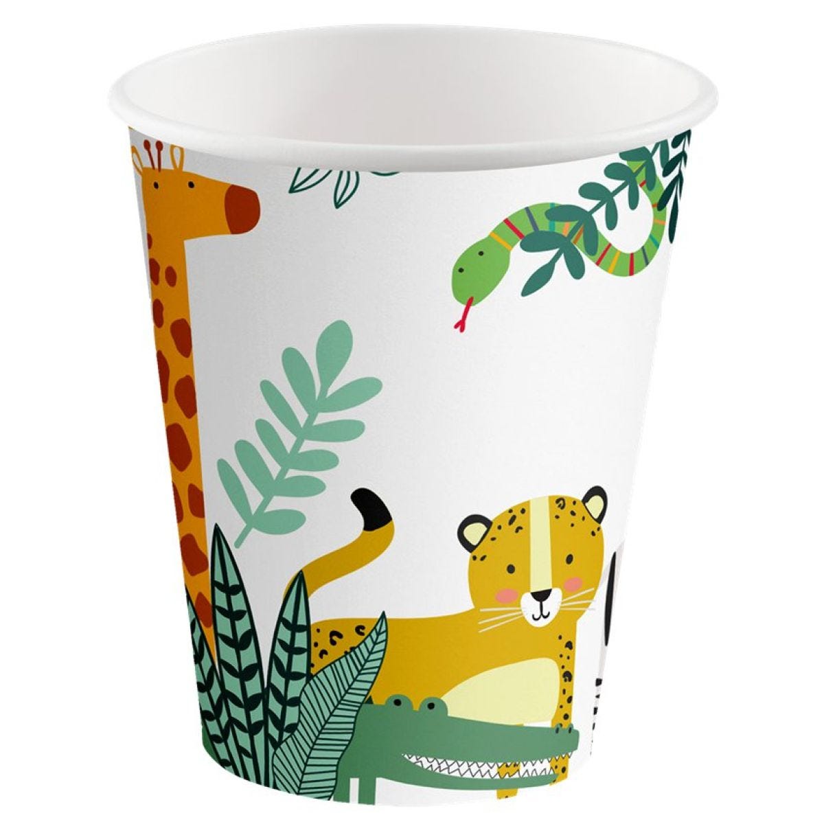 Get Wild Safari Party Paper Cups - 250ml (8pk)