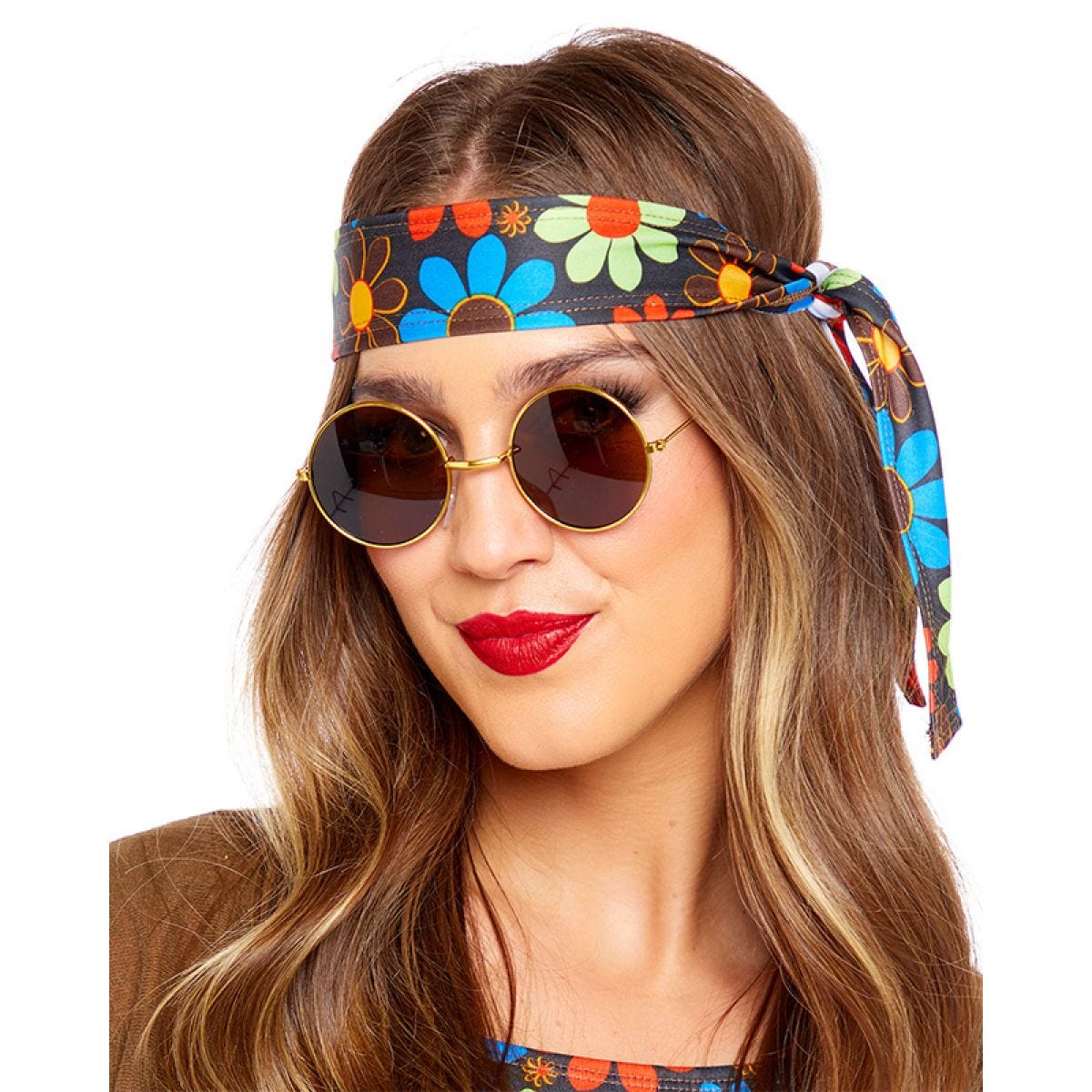 Brown Hippie Glasses