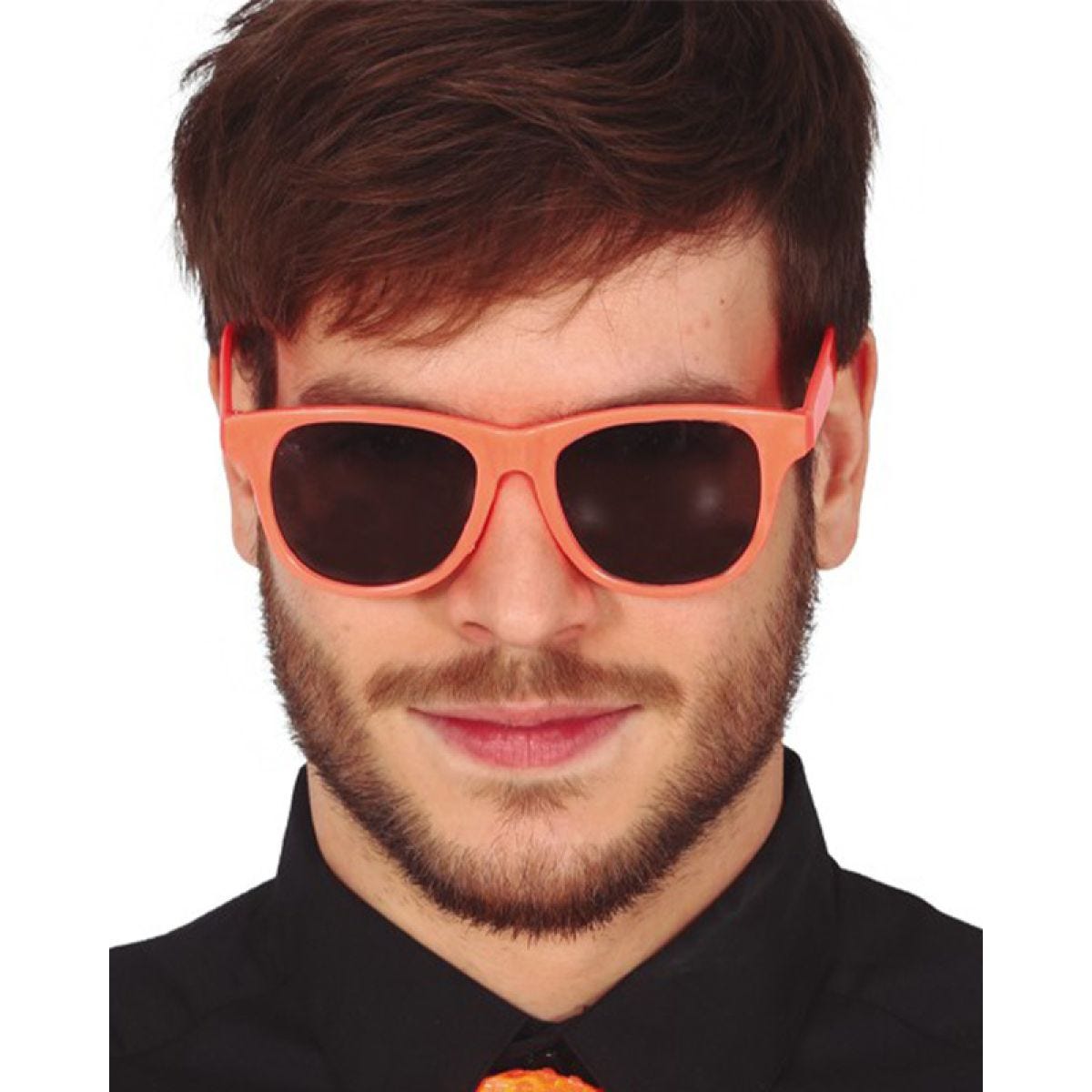 Retro Orange Tinted Glasses