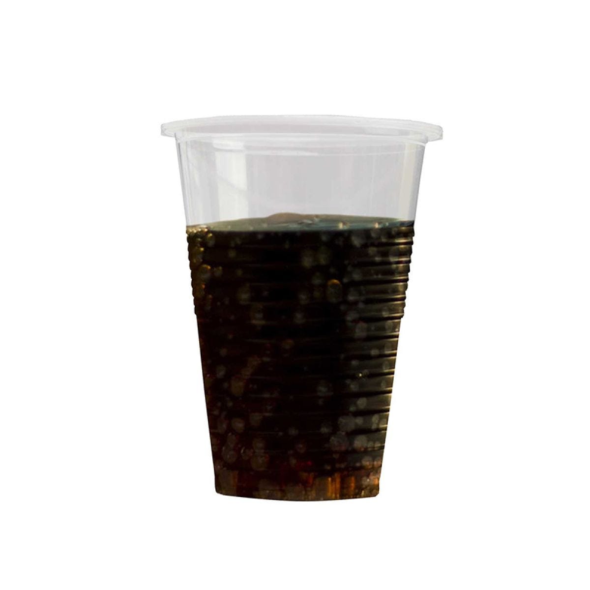 Clear Plastic Half Pint Glass - 284ml (20pk)
