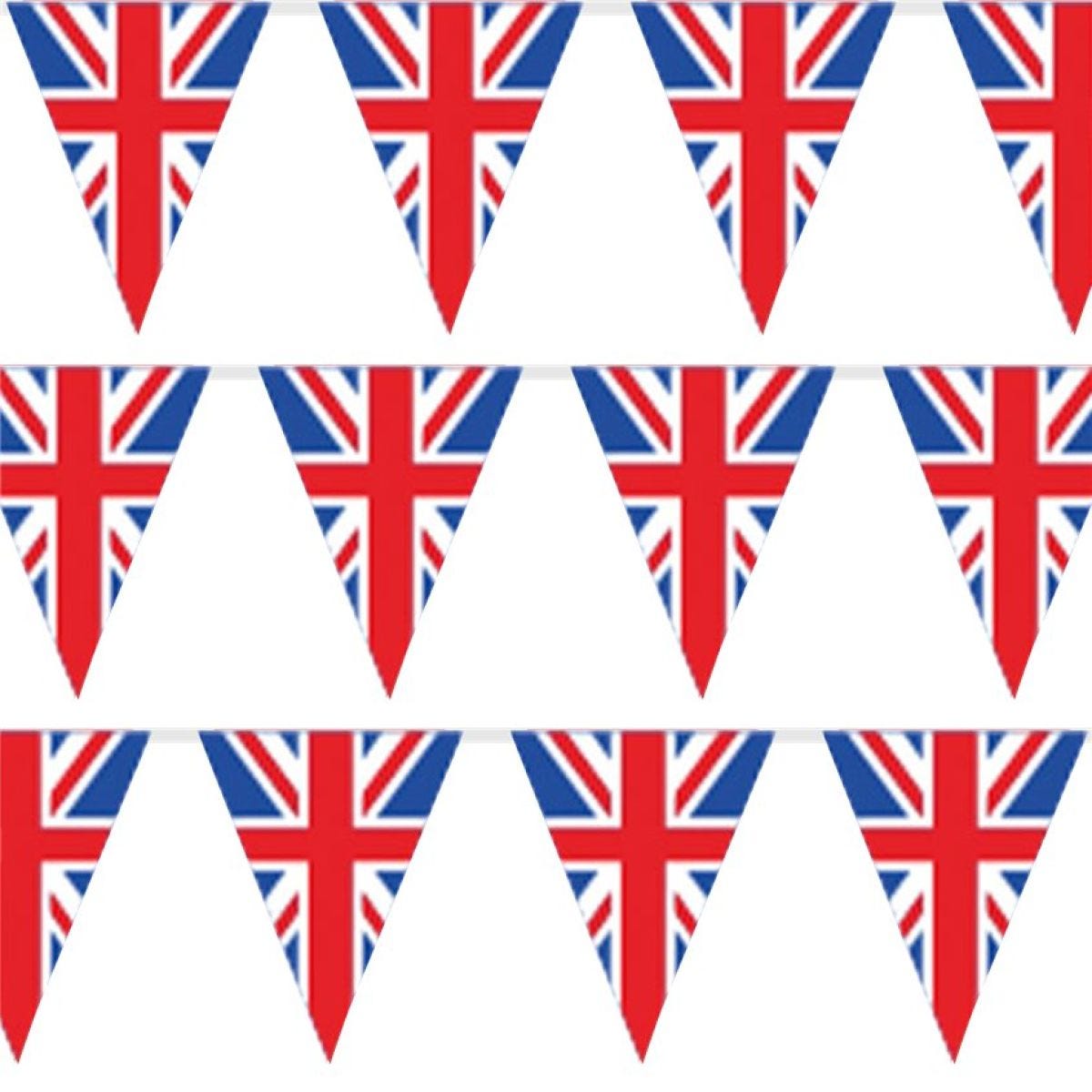 Union Jack Pennant Bunting - 5m