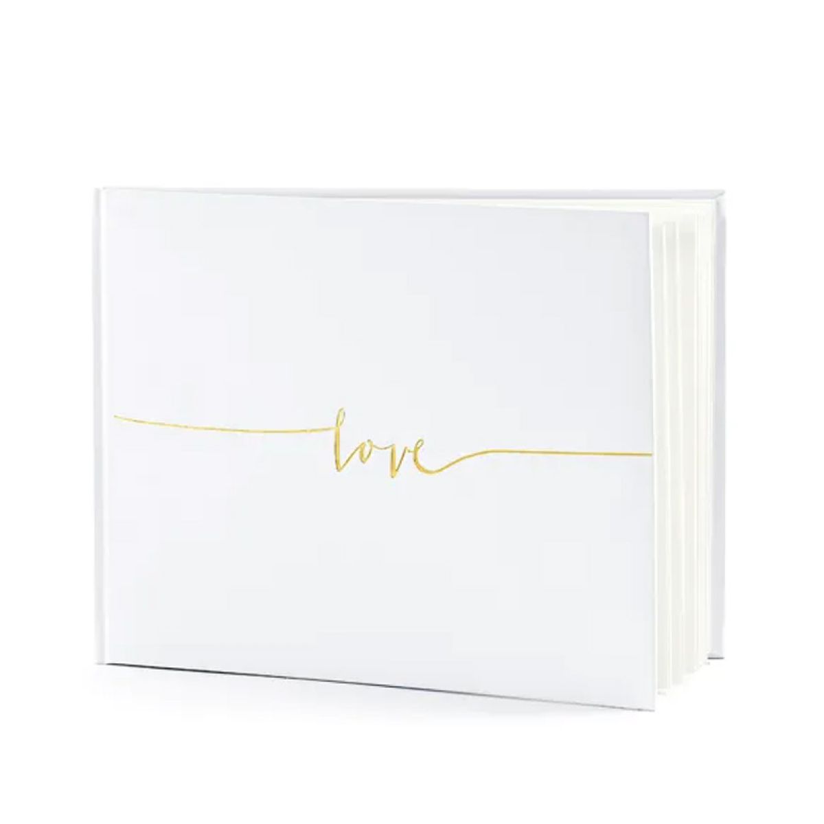 Ivory Guest Book - 24cm x 18.5cm