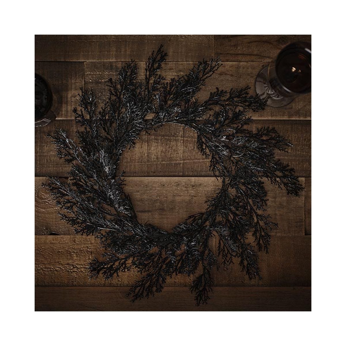 Black Foliage Placemats (4pk)