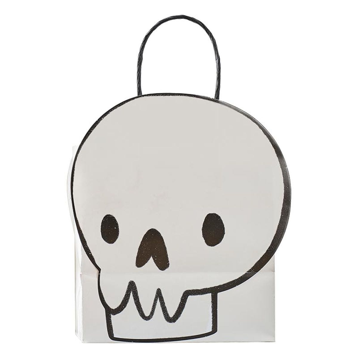 Skull Paper Party Bags (6pk)