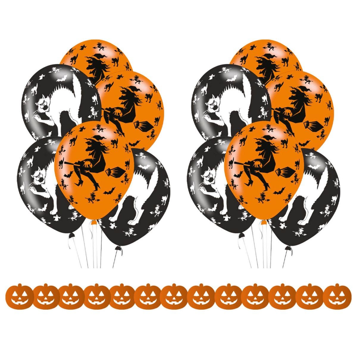 Halloween Pumpkin & Witch Decorating Bundle