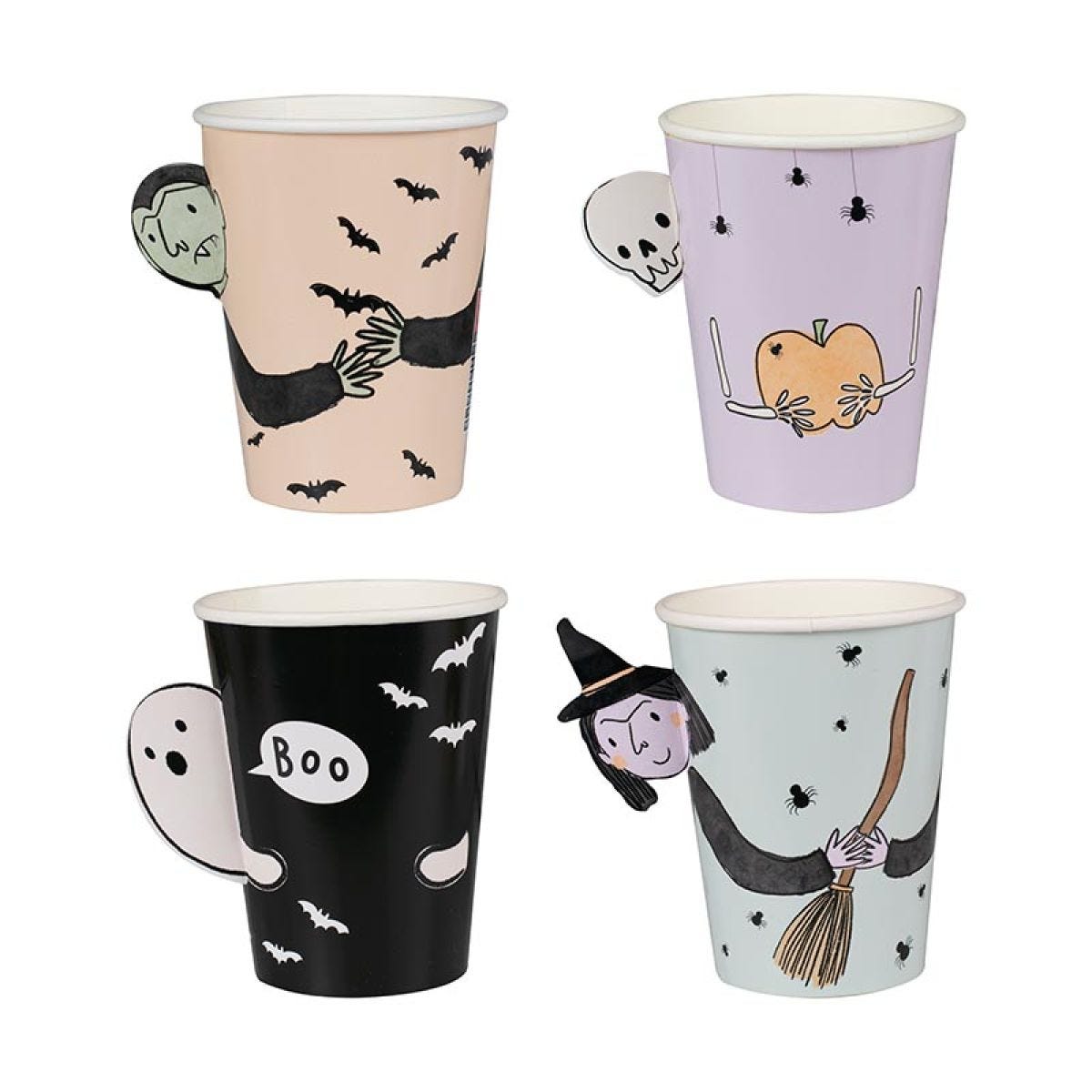 Pop-out Boo Crew Paper Cups (8pk)