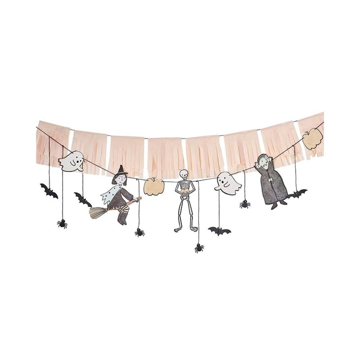 Paper Bunting with Streamers & Characters