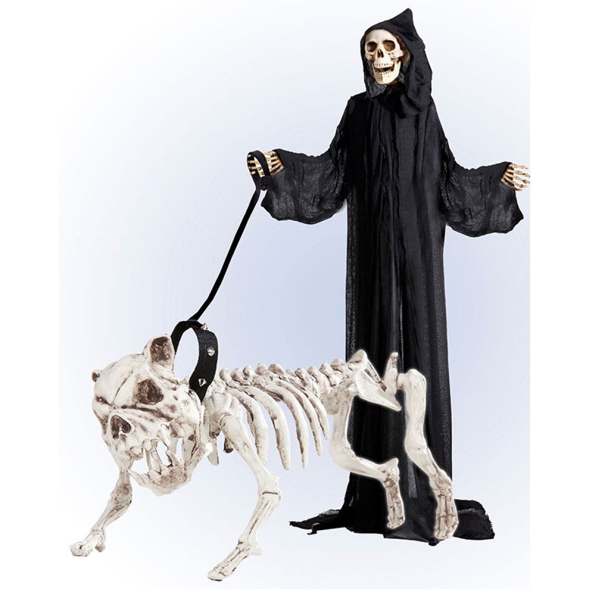 Skeleton Dog with Lead - 45cm