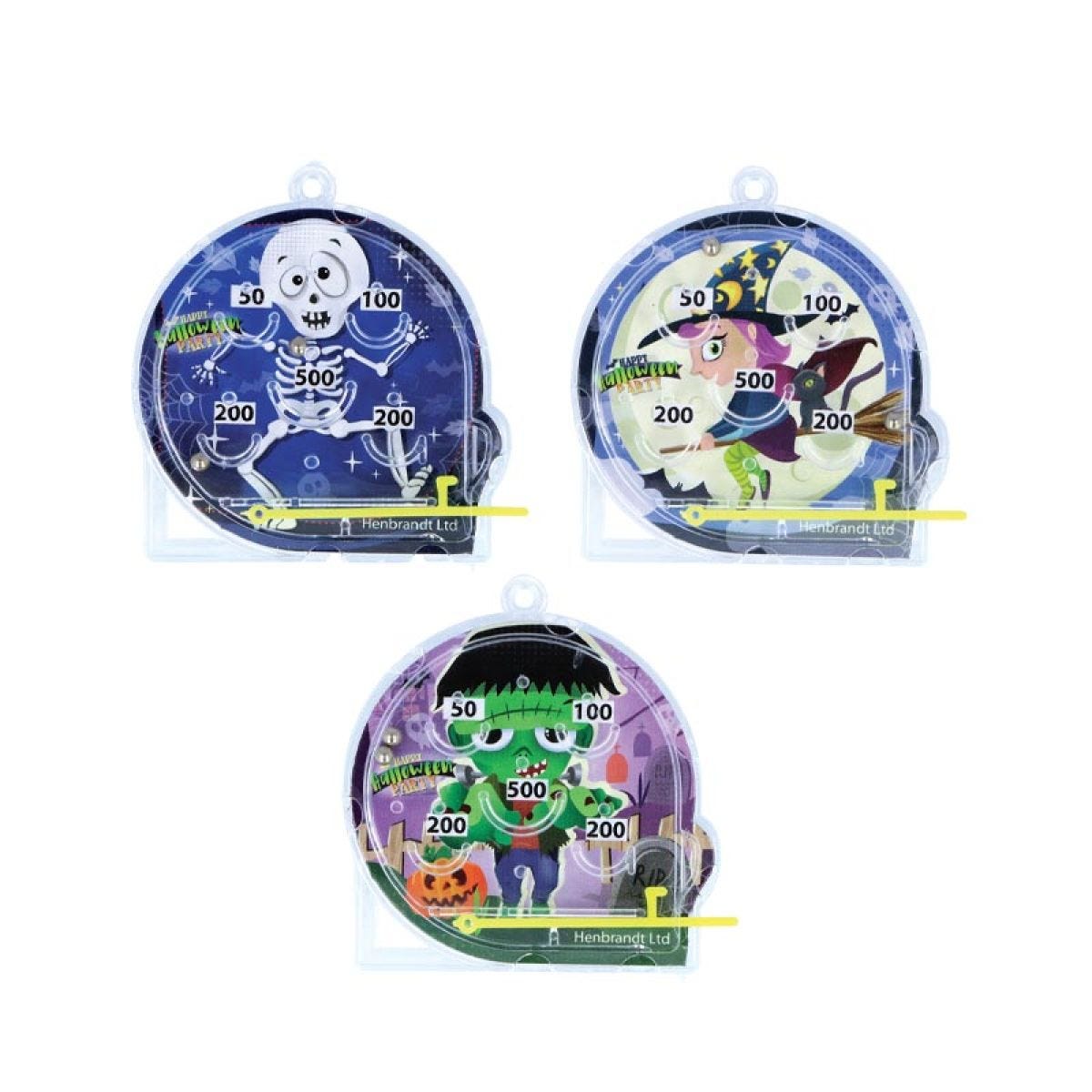 Mini Halloween Pinball Game - Assorted