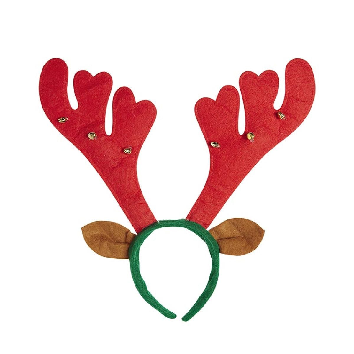 Reindeer Headband with Bells