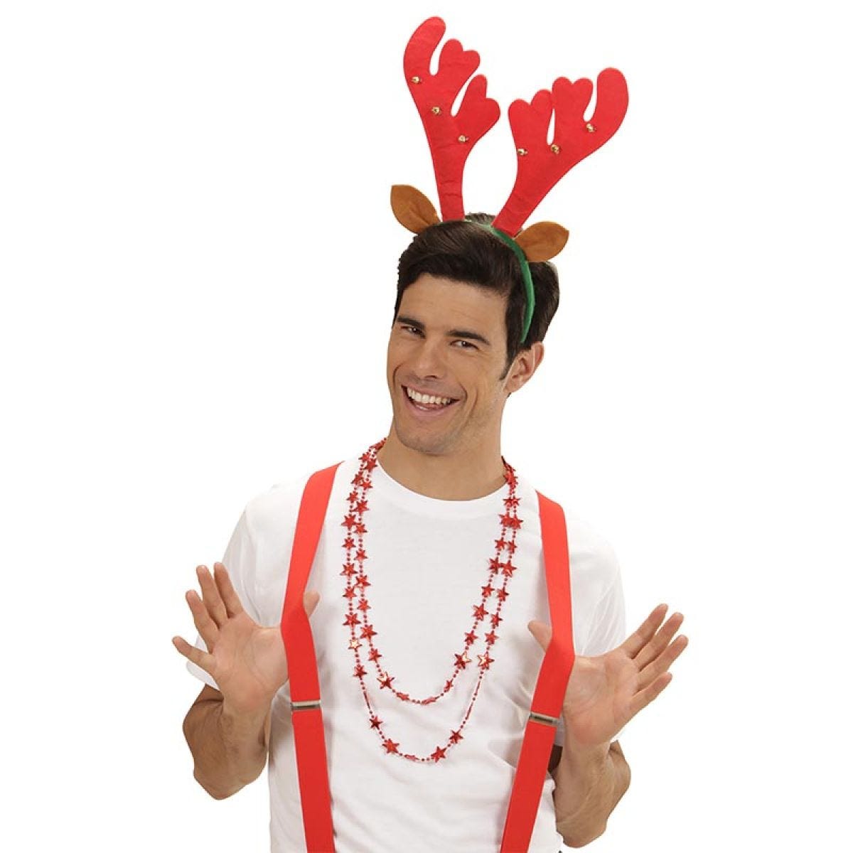 Reindeer Headband with Bells