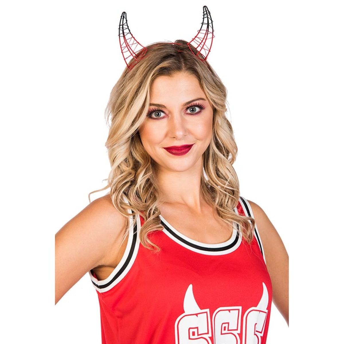 3D Red Devil Headband