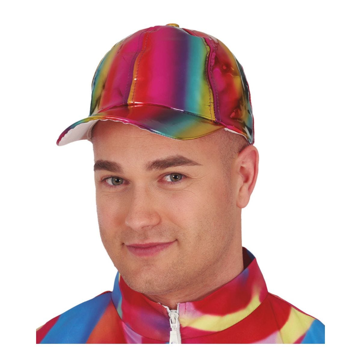 Rainbow Metallic Cap
