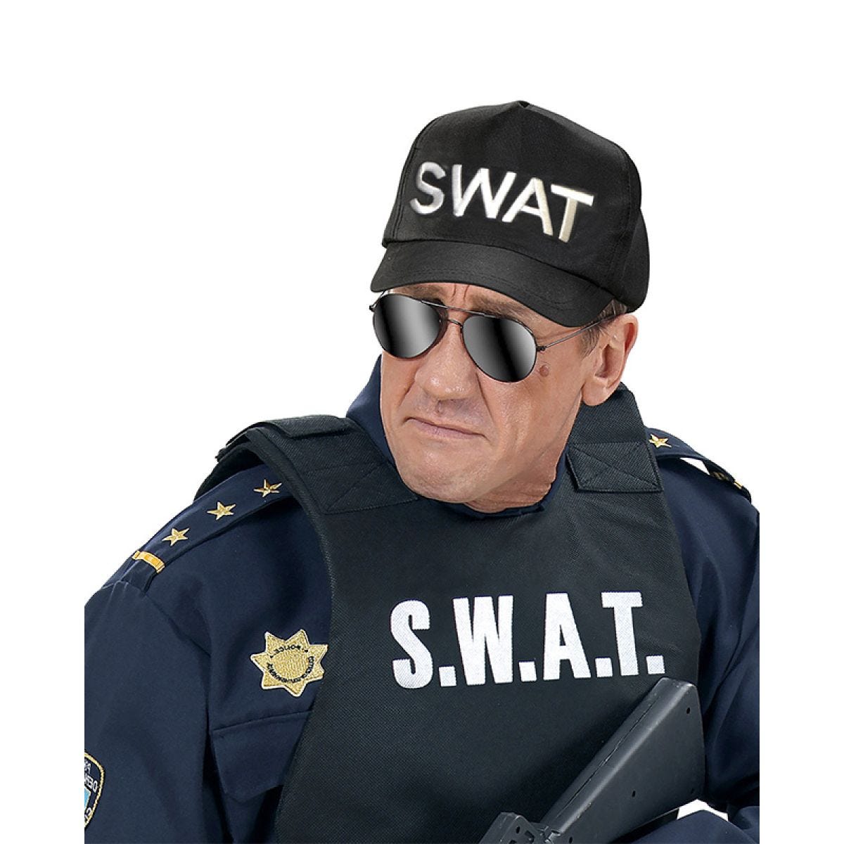 Black SWAT Cap