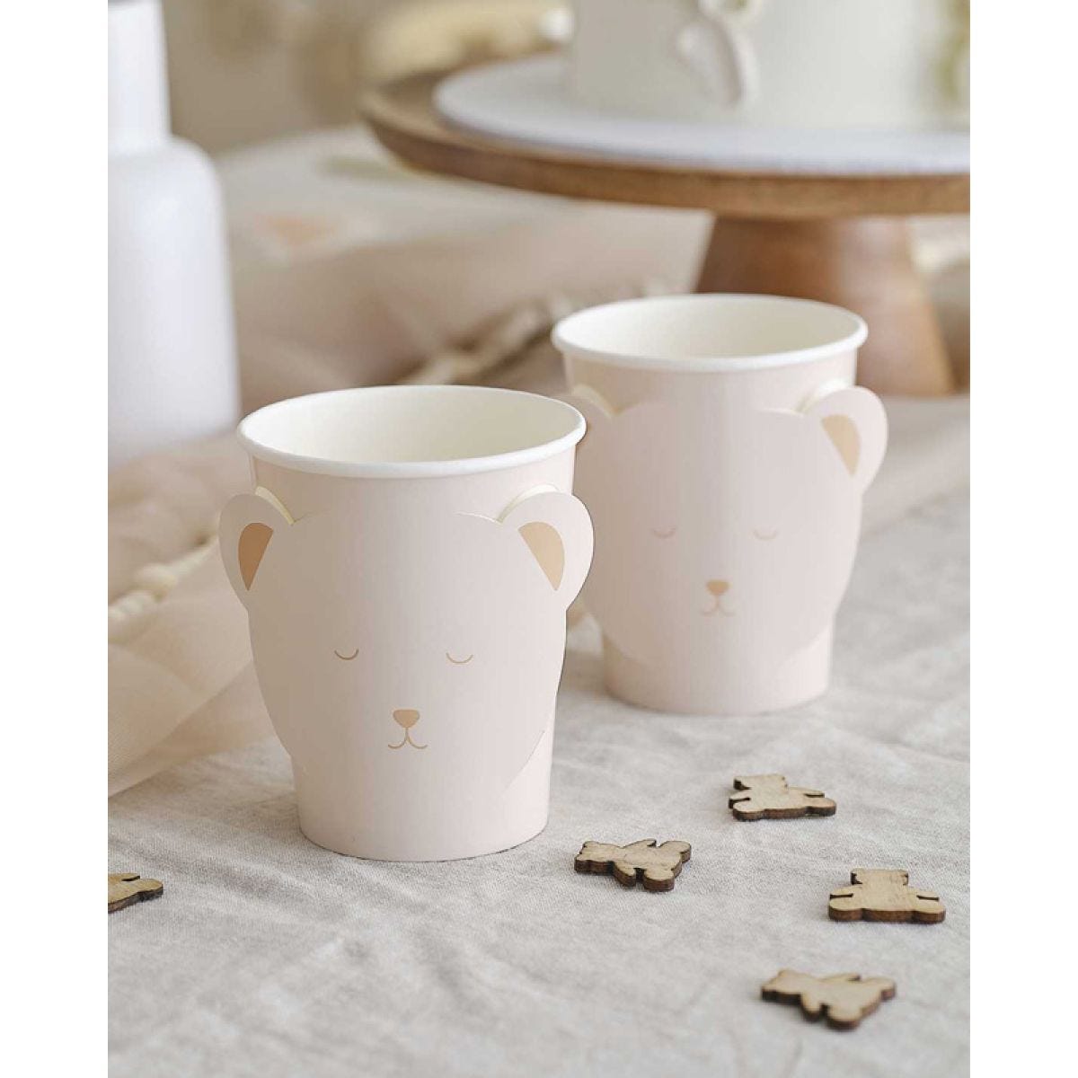 Teddy Bear Baby shower Paper Cups (8pk)