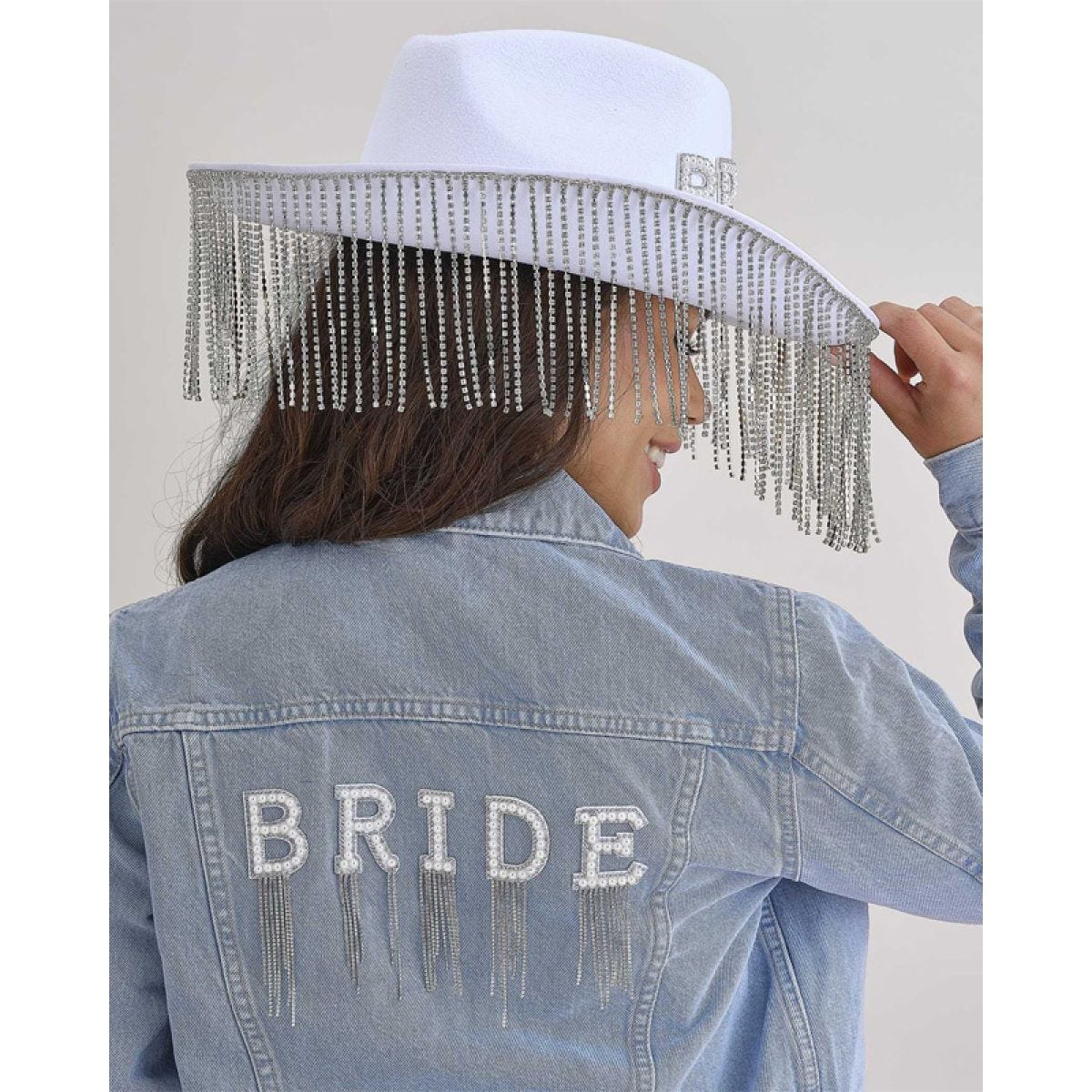 Bride&apos; Iron On Patches with Embellished Tassels (5pk)