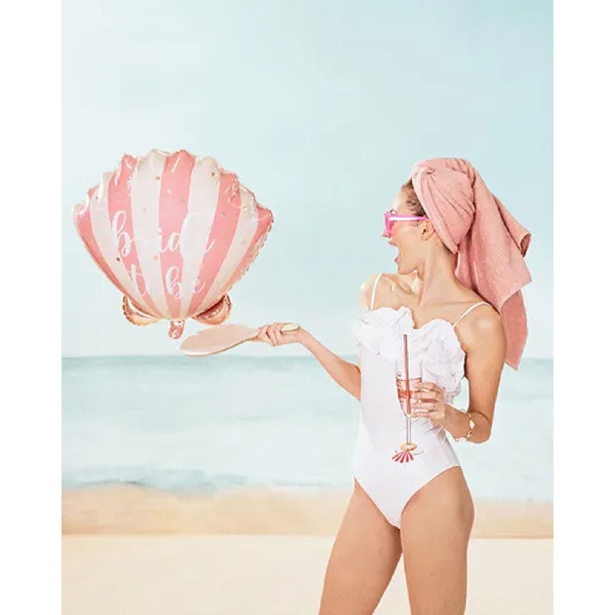 Seashell Bride to Be Balloon - 19" Foil