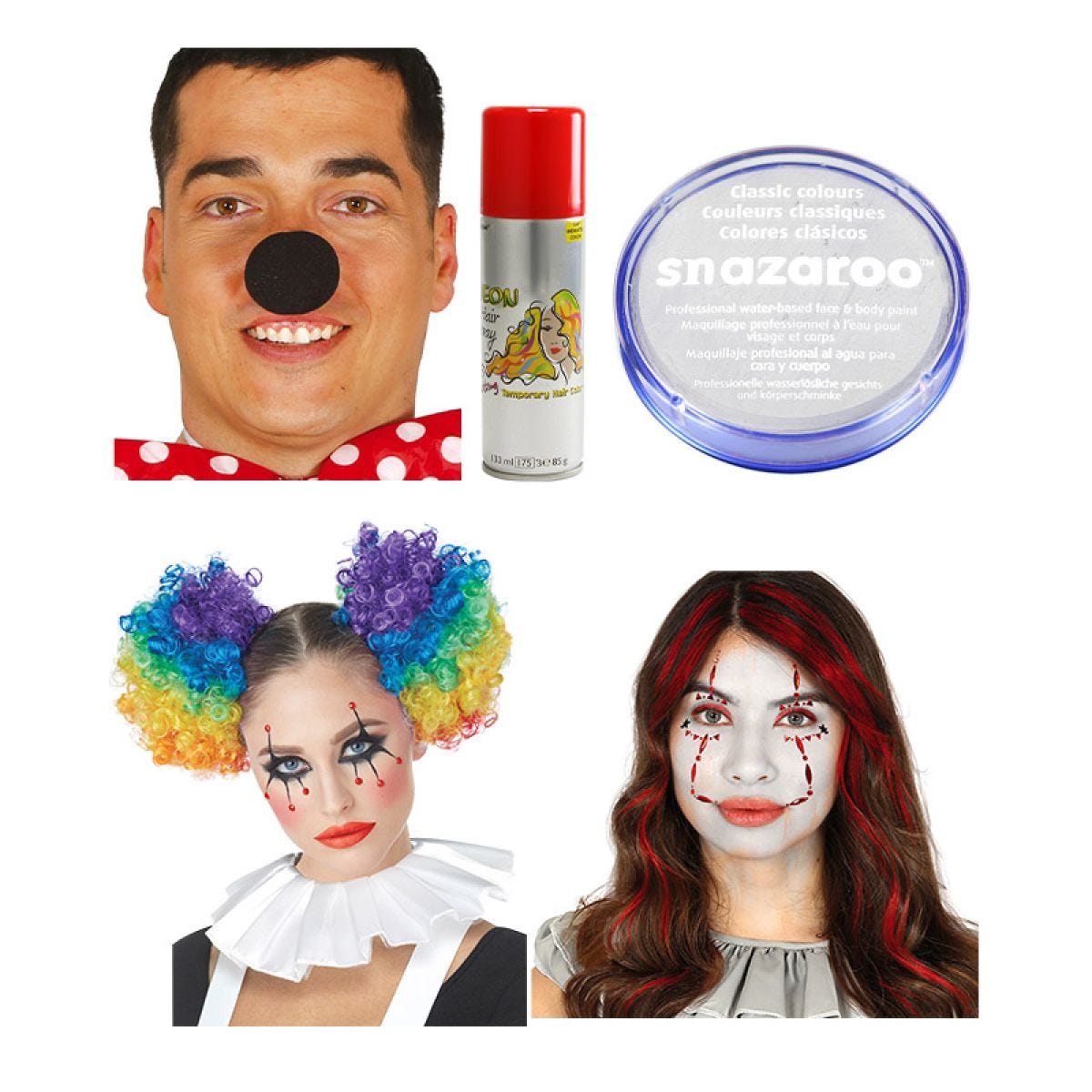 Evil Clown - Halloween Accessory Kit