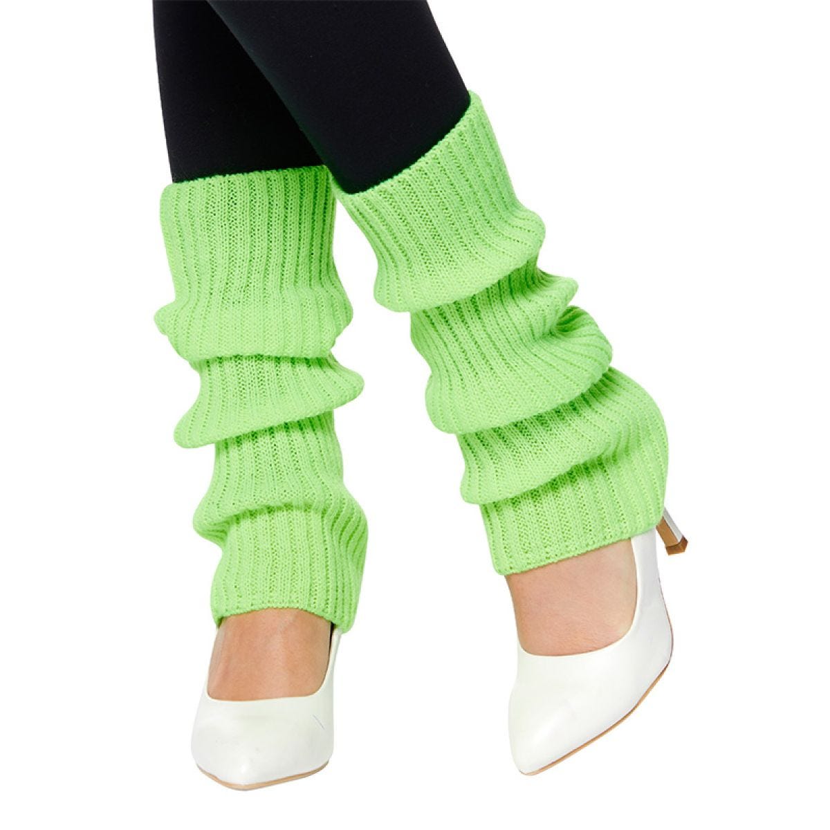 Neon Green Leg Warmers - Adult