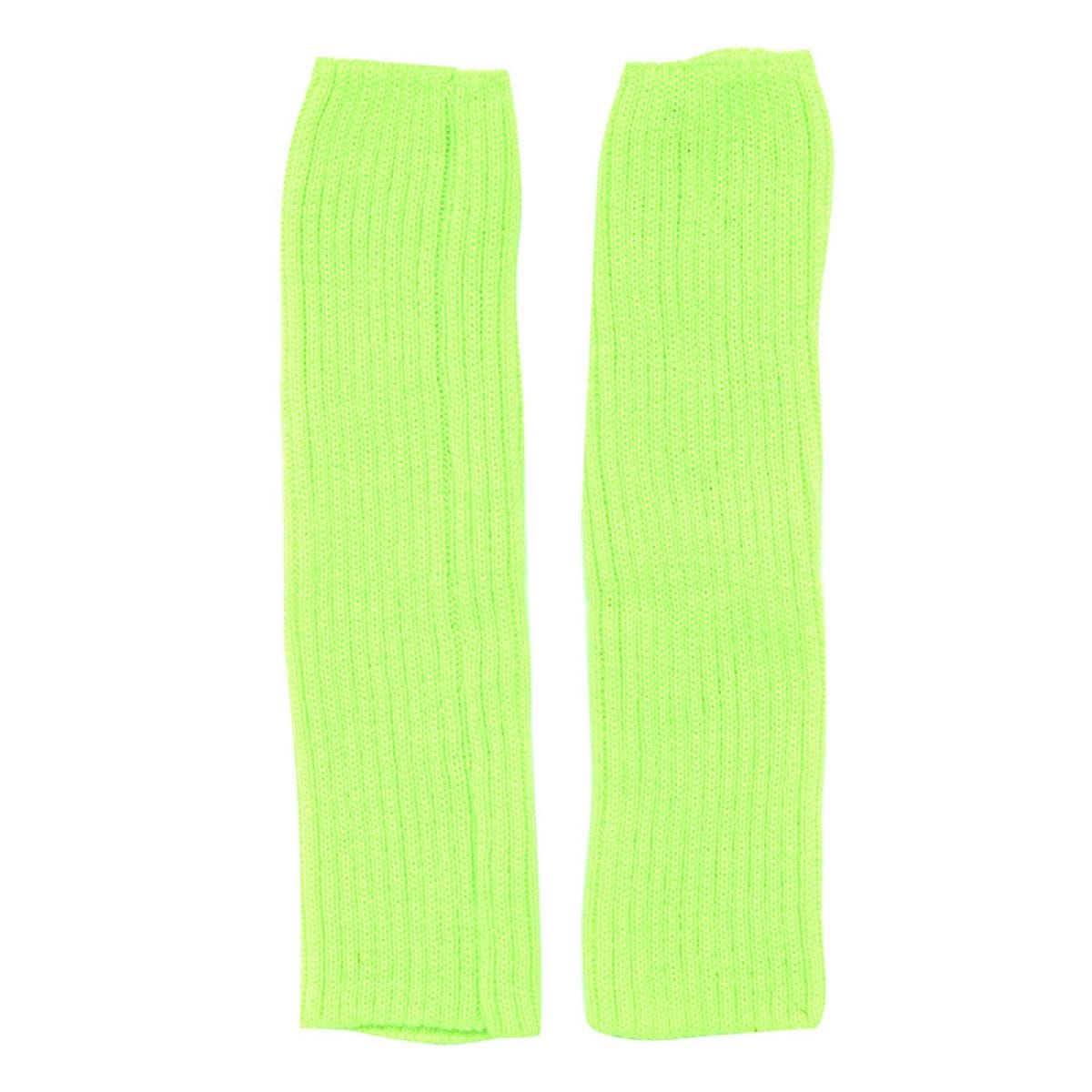 Neon Green Leg Warmers - Adult