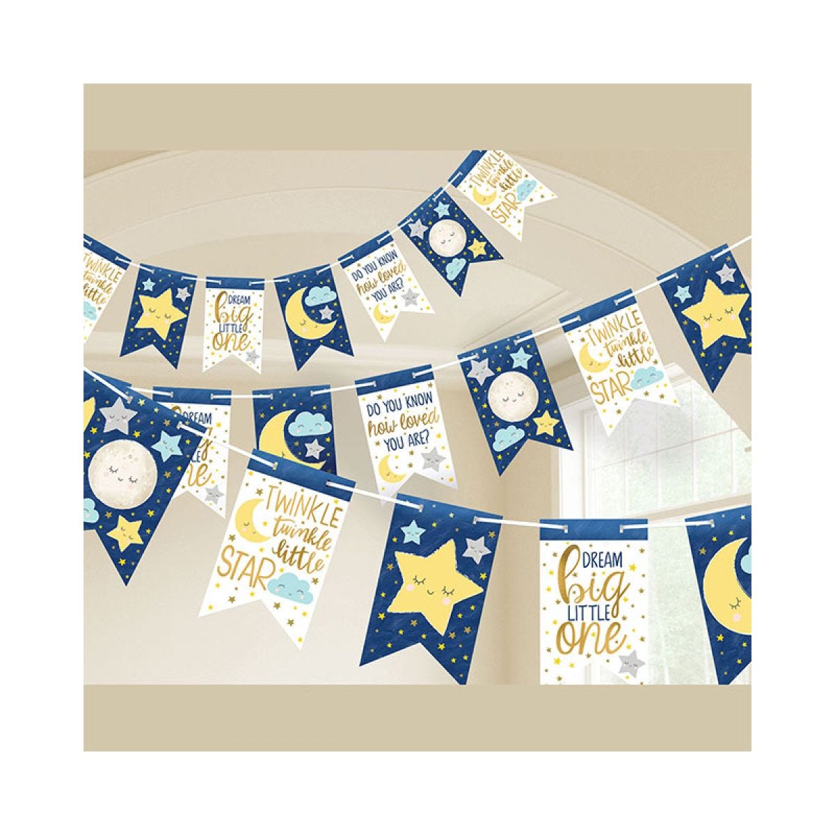 Twinkle Little Star Paper Bunting - 4.6m