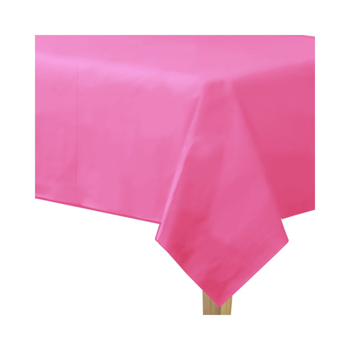 Magenta Plastic Tablecover - 1.4m x 2.8m