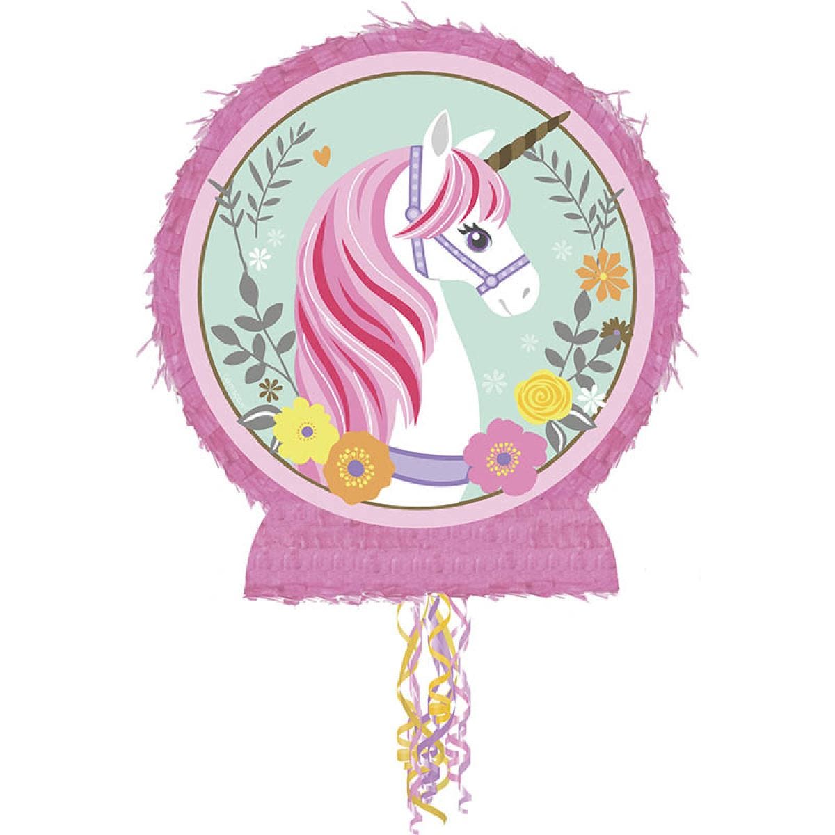 Magical Unicorn Drum Pull Pinata