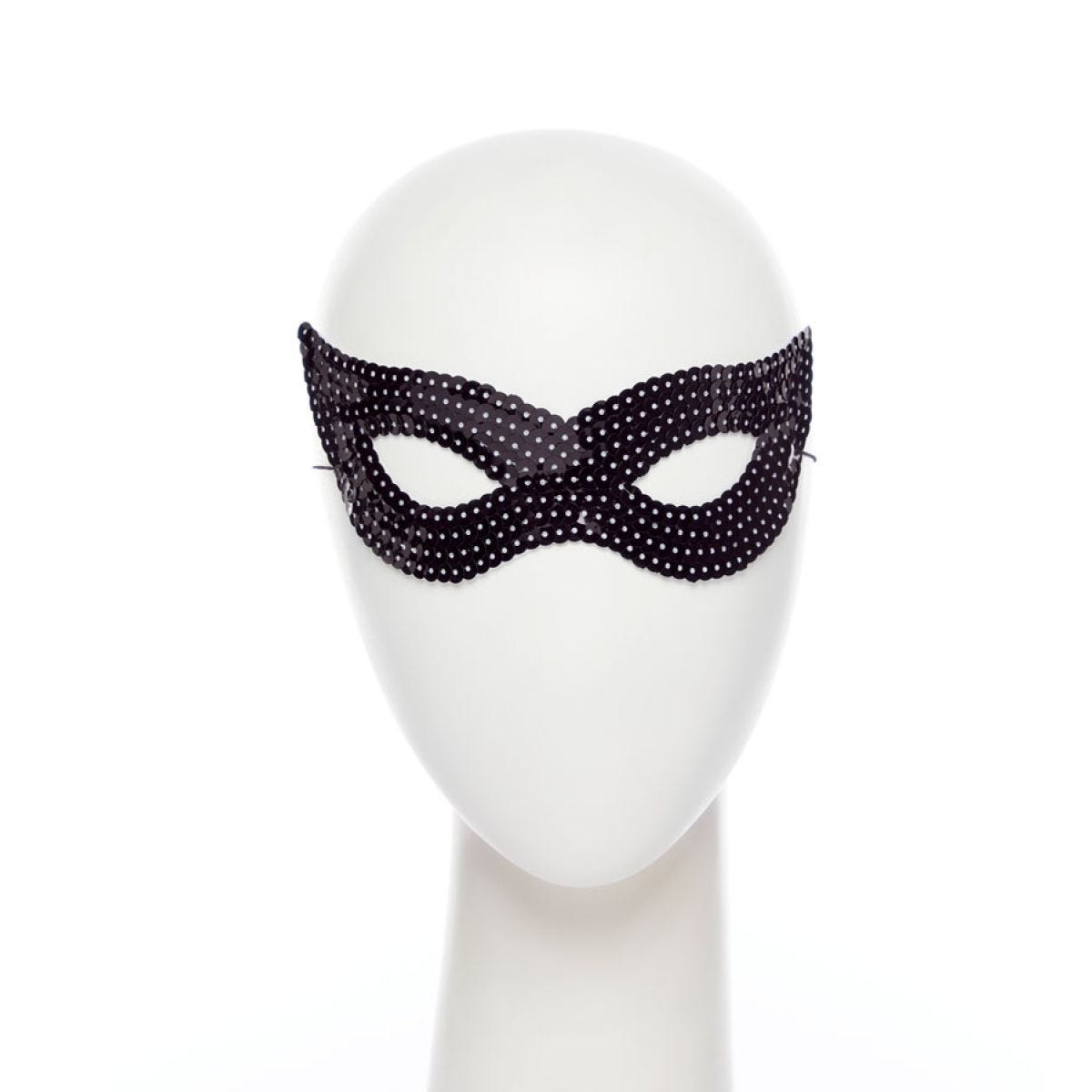 Black Sequin Mask