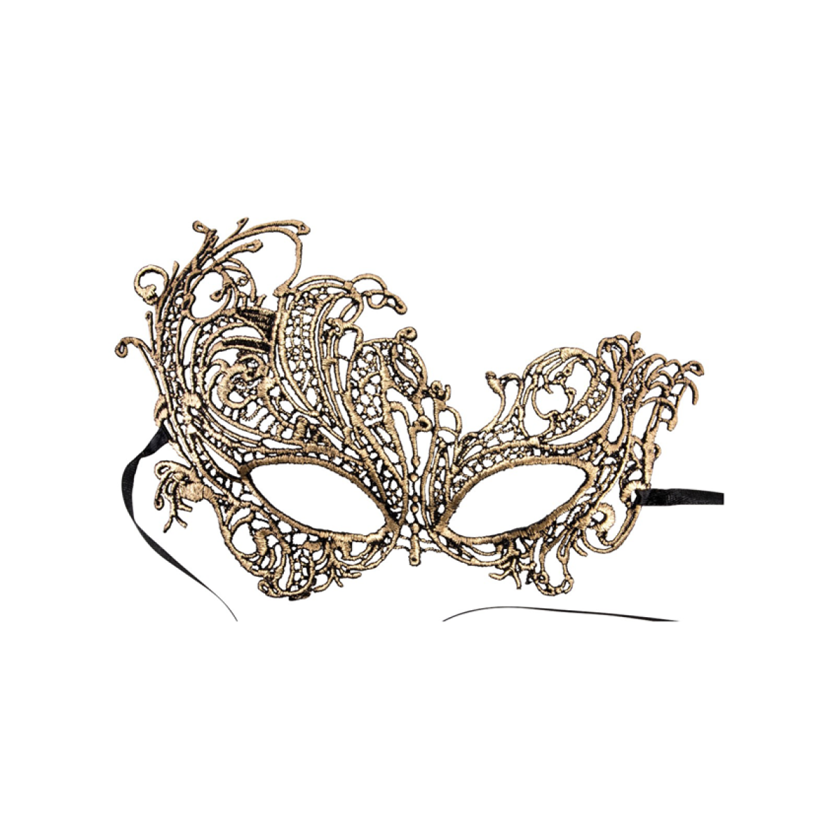 Gold Lace Masquerade Mask