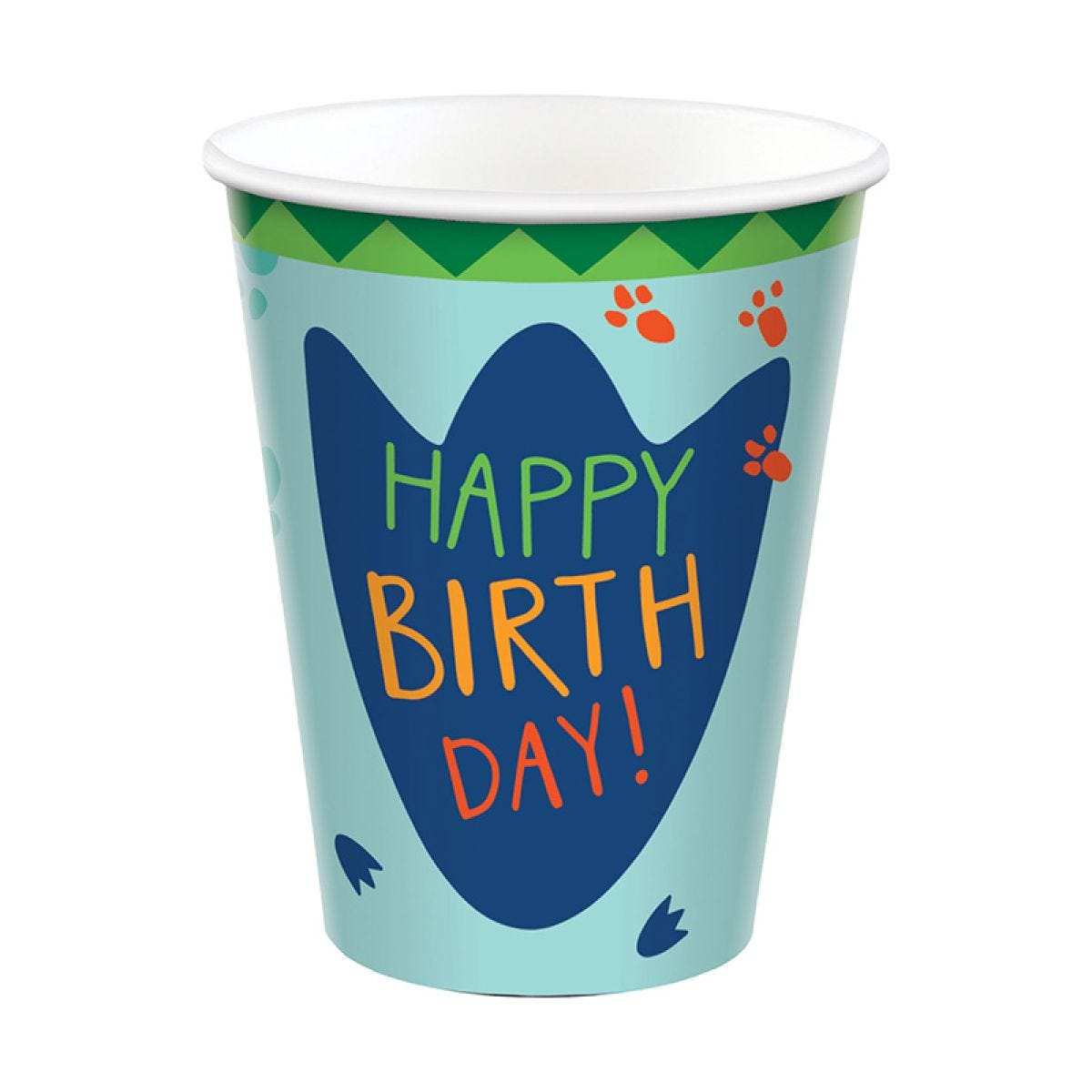 Dino-Mite Paper Cups - 250ml (8pk)