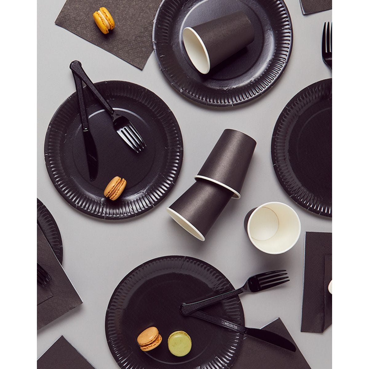 Black Party Tableware