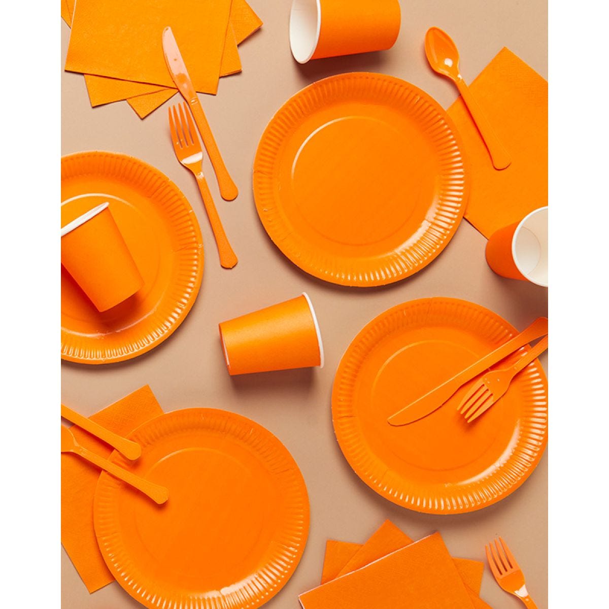 Orange Party Tableware