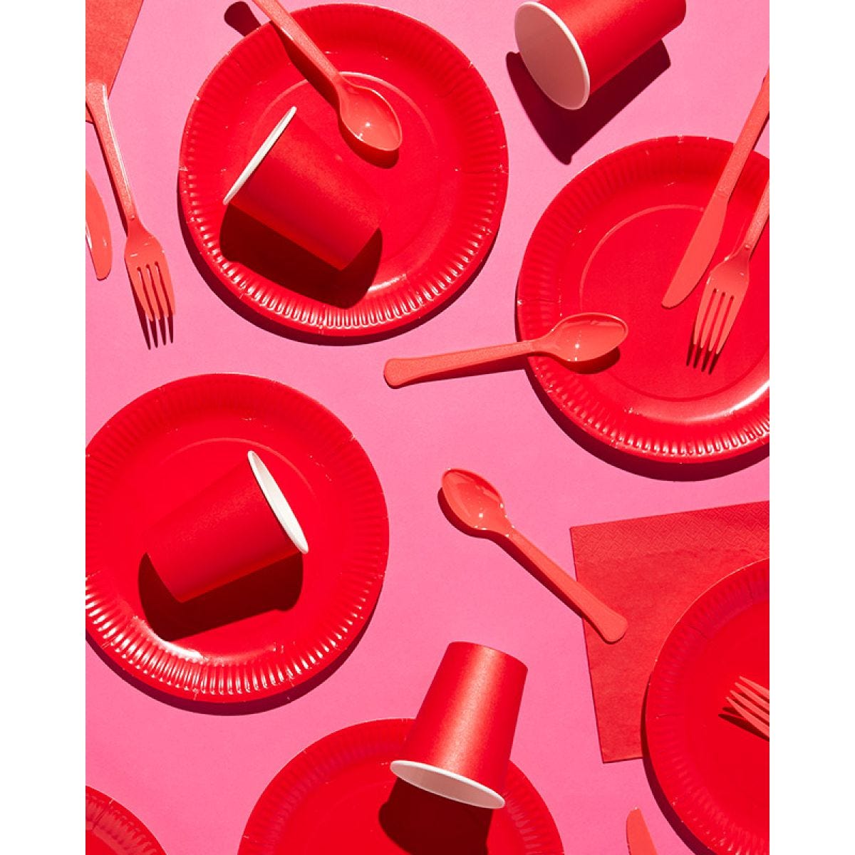 Red Party Tableware