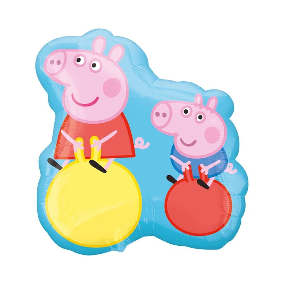 Peppa Pig & George Supershape Balloon - 21" x 22" Foil