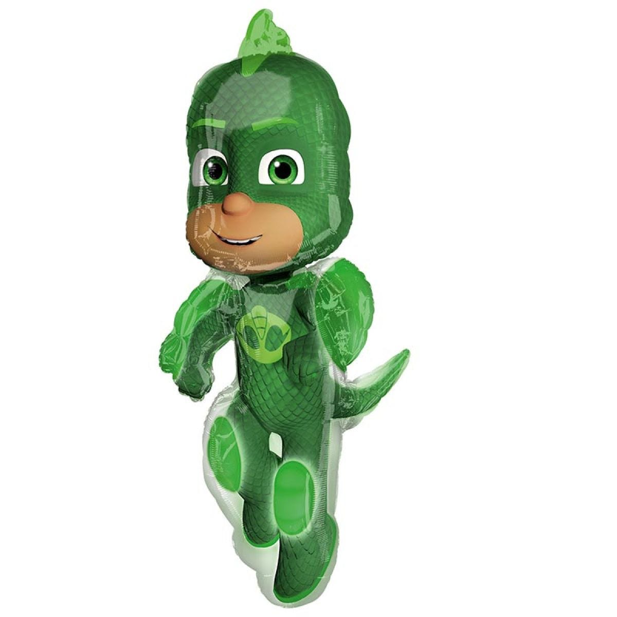 PJ Masks Gekko Supershape Balloon - 21" x 37" Foil